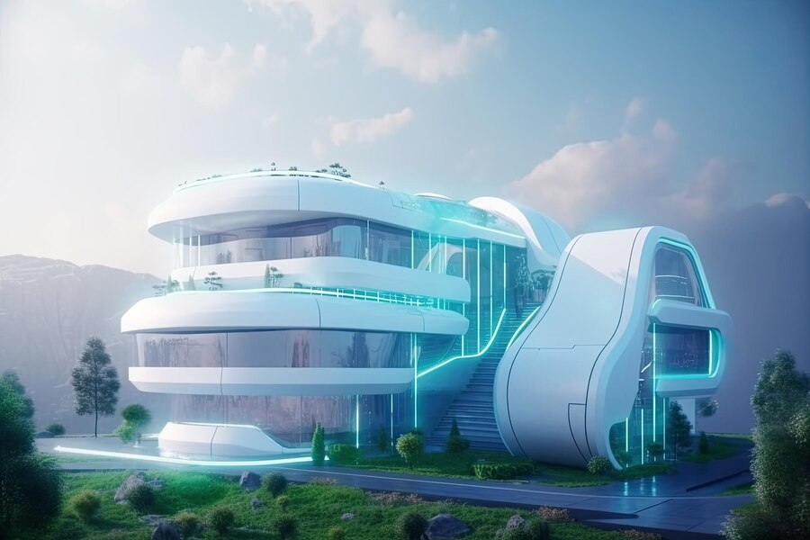 Futuristisches Haus